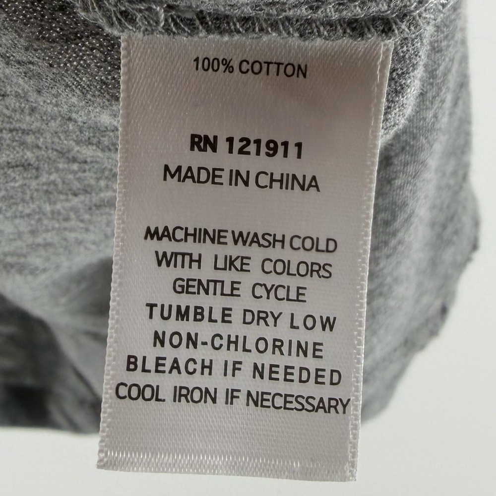 LNA Cap Sleeve Muscle Tee in Grey, 100% Cotton, Women's XS - Picture 5 of 5